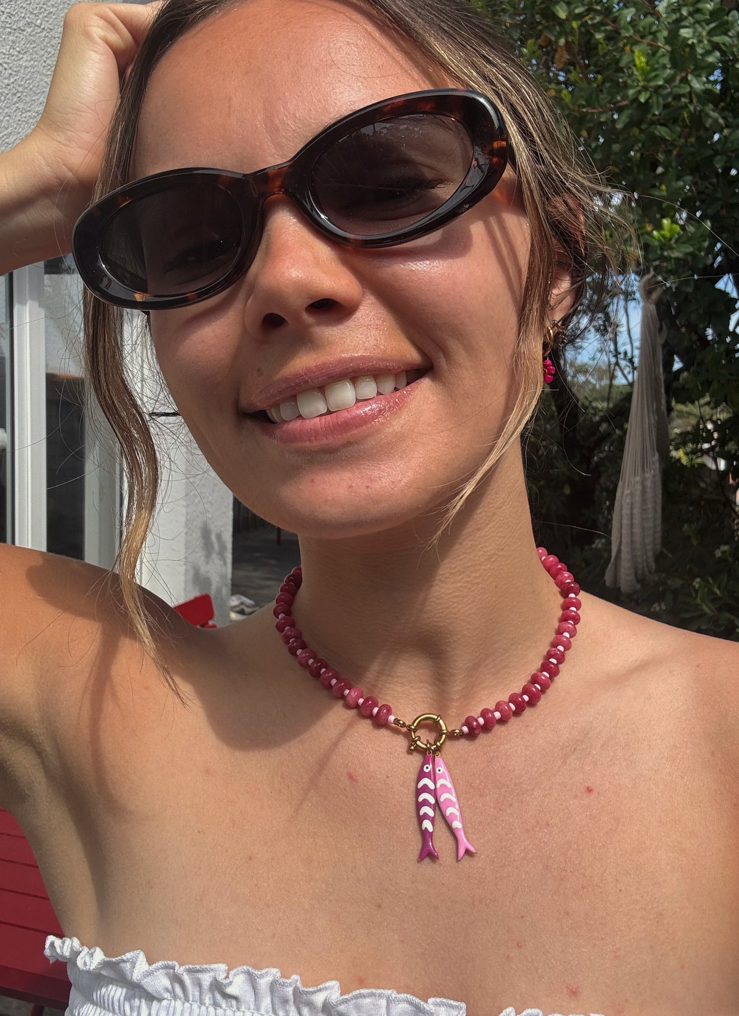 Collier Sardines Rosées