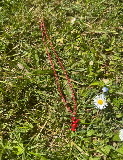 Collier Lobster Love - Rouge