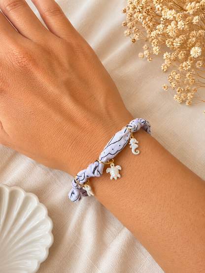 Bracelet Bandana White Ocean