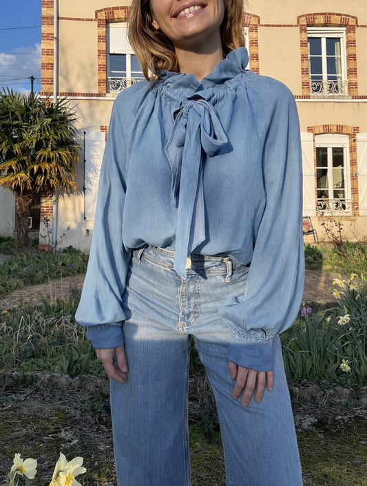 Blouse denim AZUR