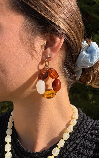 Boucles d’oreilles Perles