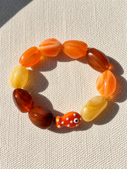 Bracelet Méditerranée – Perles XXL & Breloques