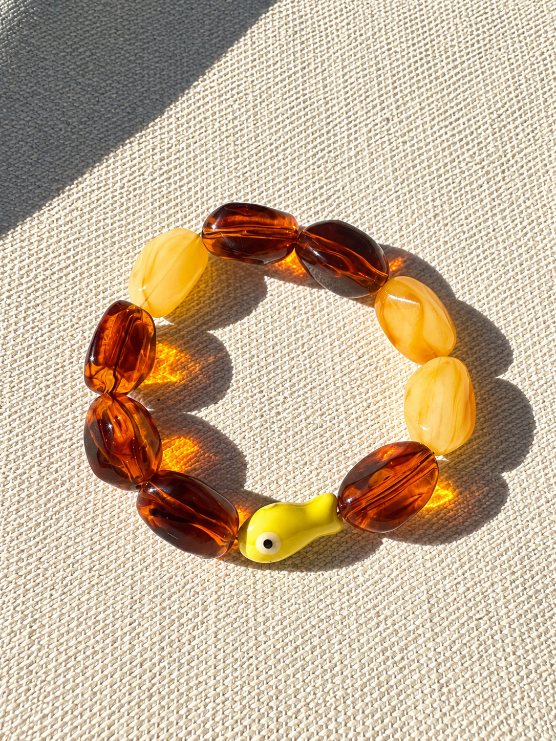 Bracelet Méditerranée – Perles XXL & Breloques