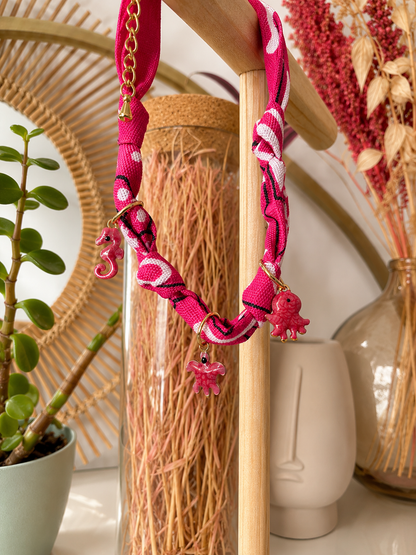Bracelet Bandana Ocean Pink