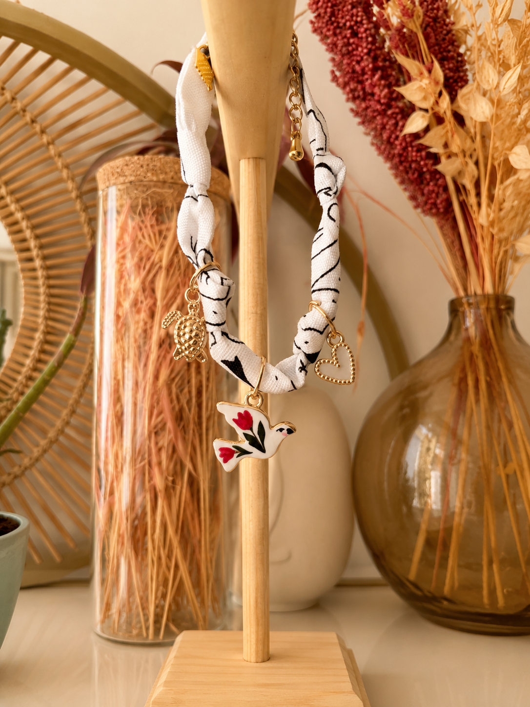 Bracelet Bandana White Ocean