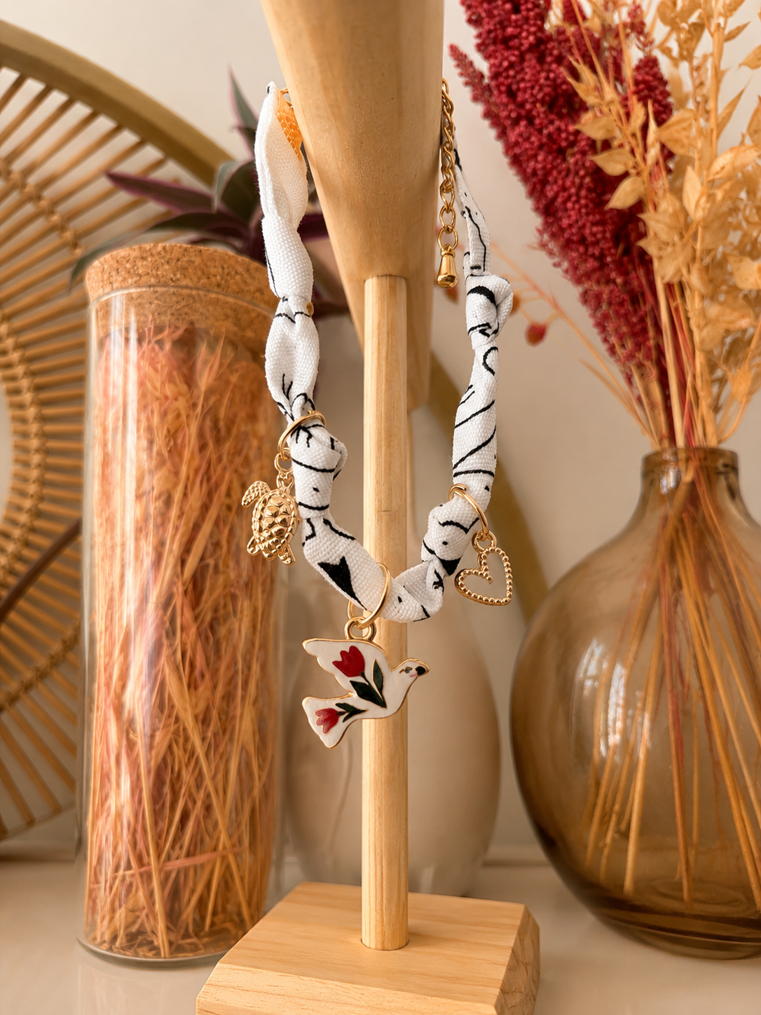 Bracelet Bandana White Ocean