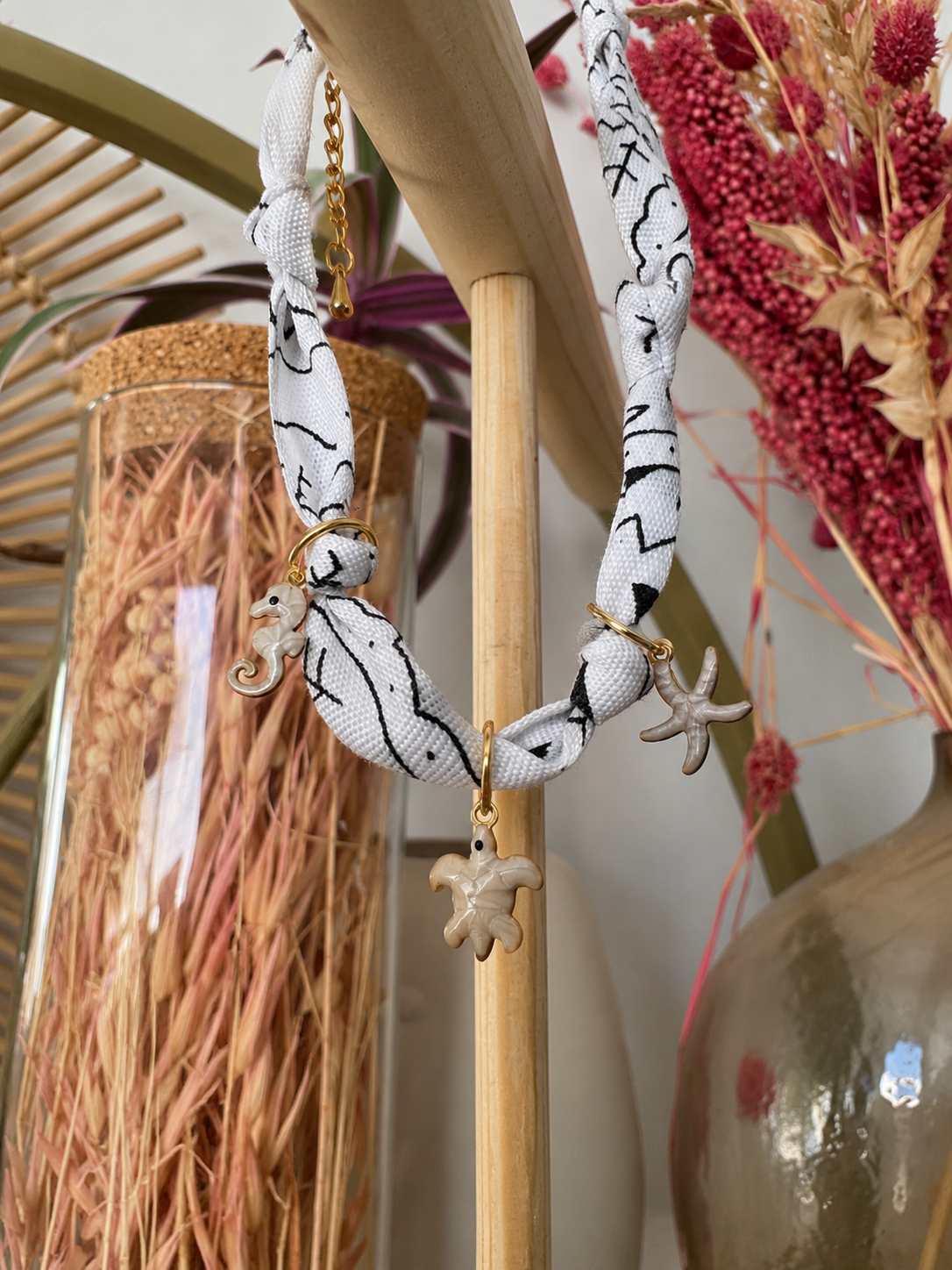 Bracelet Bandana White Ocean