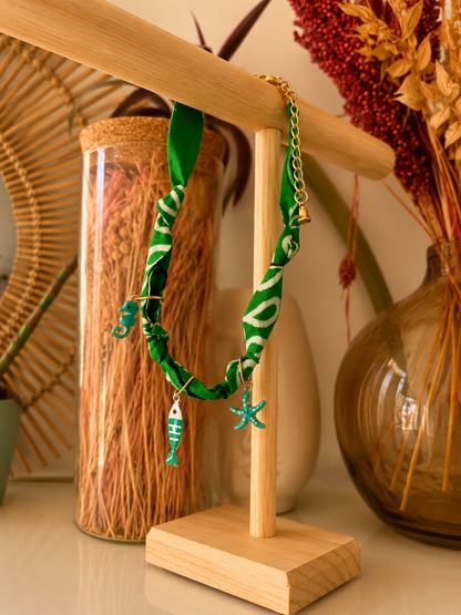 Bracelet Bandana Emerald Ocean