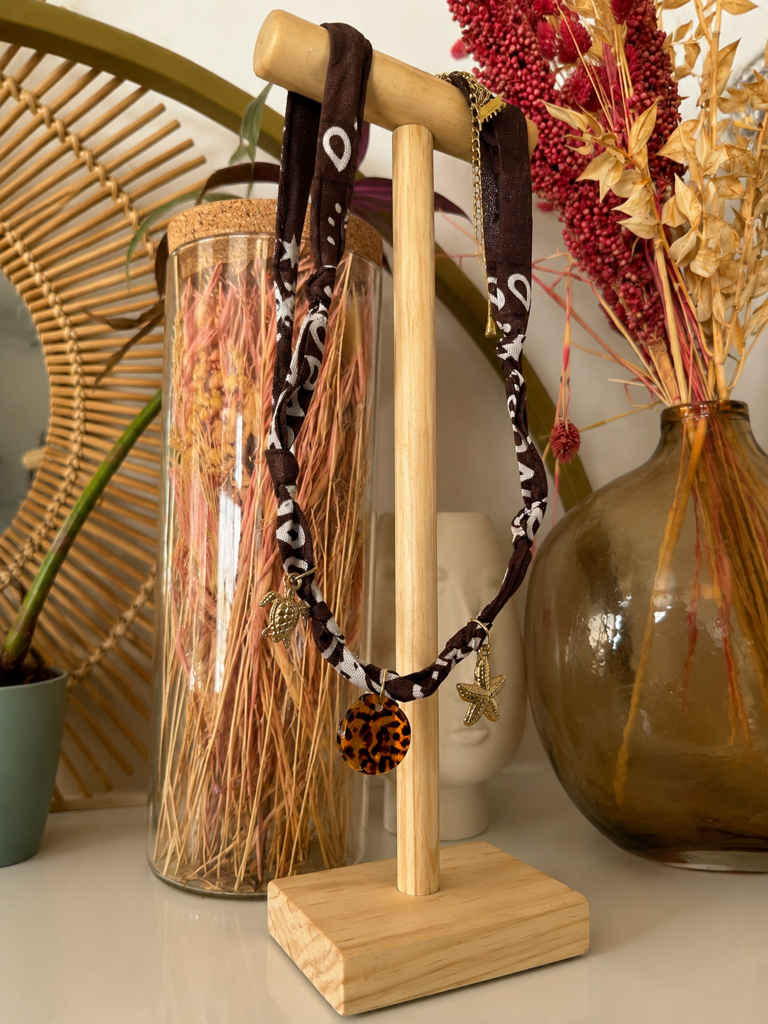 Collier Bandana Wild Cocoa