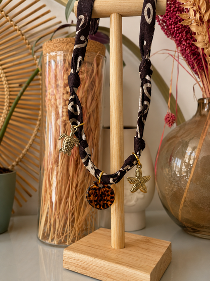 Collier Bandana Wild Cocoa
