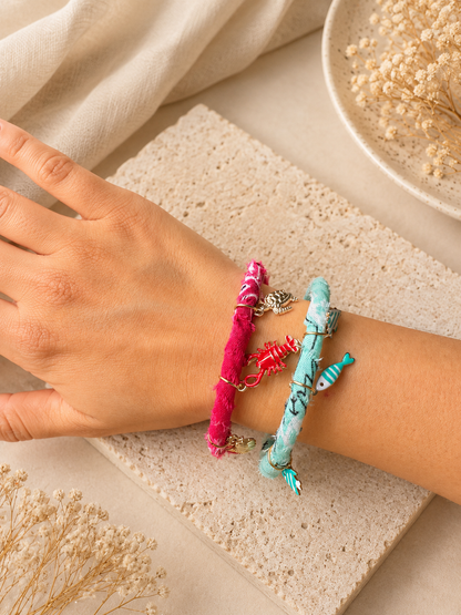 Bracelet Jonc Bandana Charms