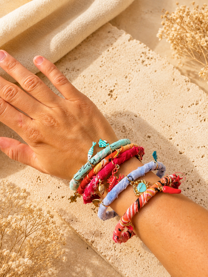 Bracelet Jonc Bandana Charms