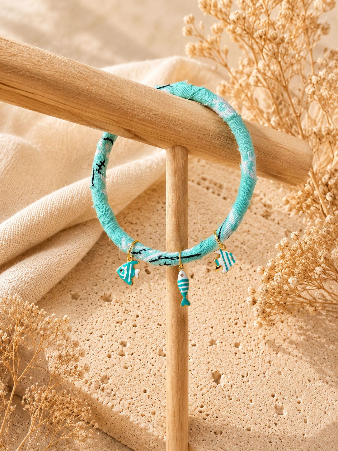 Bracelet Jonc Bandana Charms