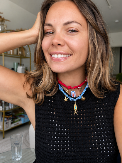 Collier Bandana Azure