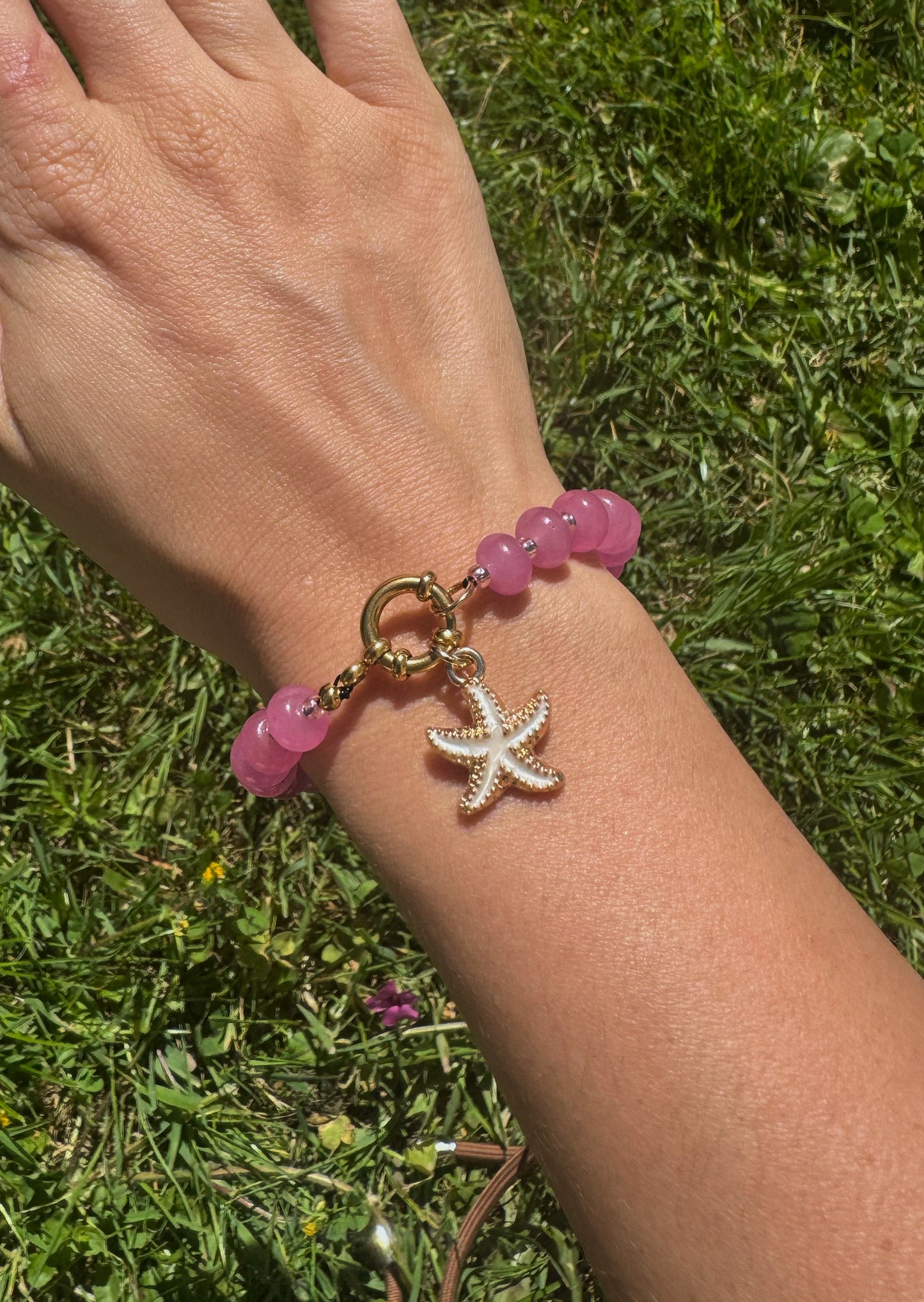 Bracelet Étoile de Mer Rosée