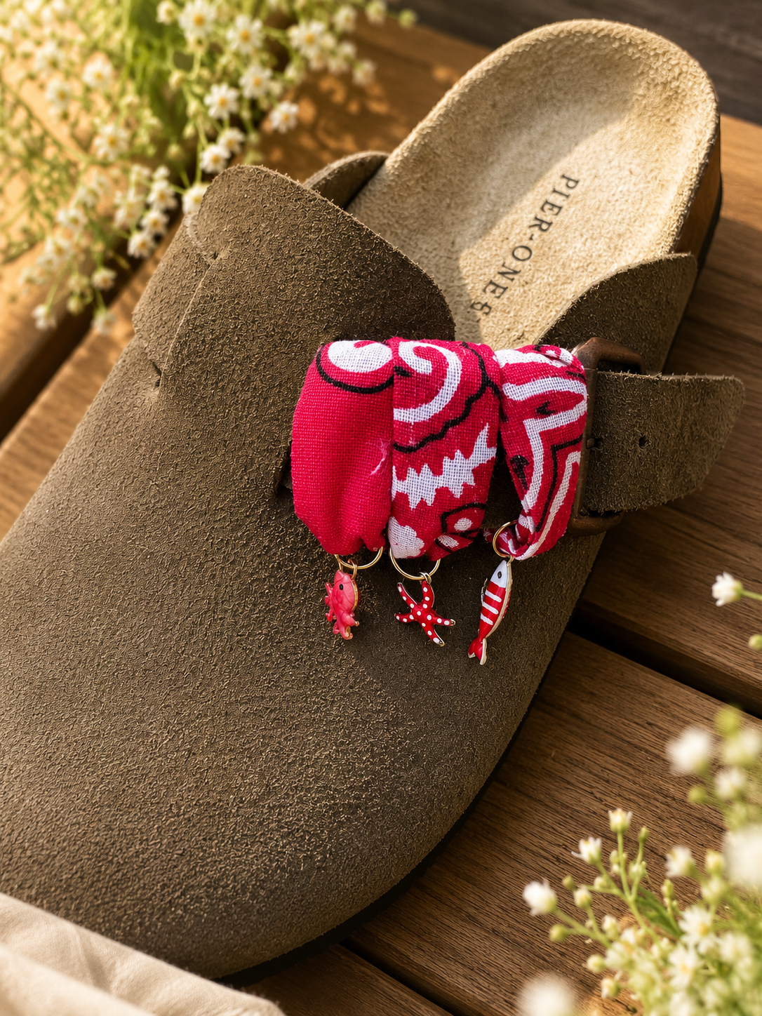 Bandana Sandales – Red Coral ❤️