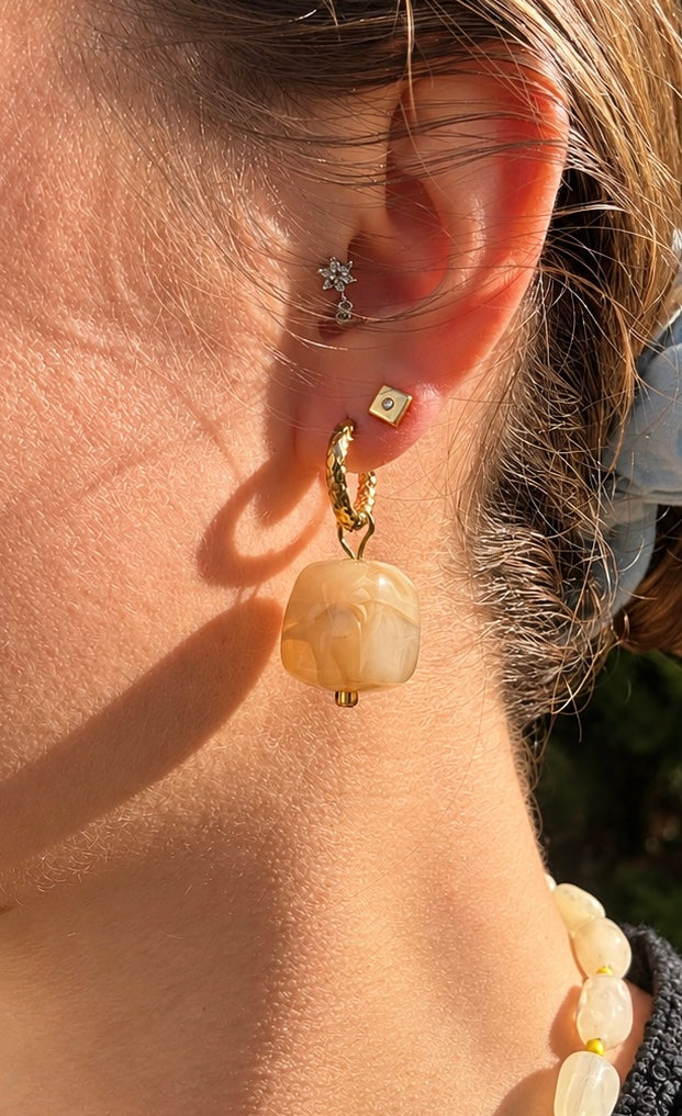 Boucles d’oreilles Cubo