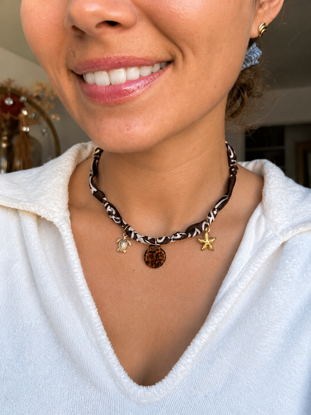 Collier Bandana Wild Cocoa