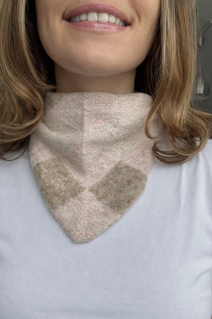 Foulard en maille losange VICTOR