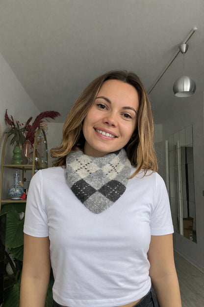 Foulard en maille losange VICTOR